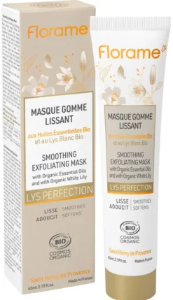 Masque gomme lissant Florame gamme Lys perfection - 65 ml