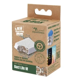 Masse filtrante pour aquarium coloris blanc Aquatlantis B-Box bact life support bactérien - Taille M