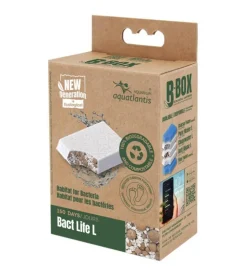 Masse filtrante pour aquarium coloris blanc Aquatlantis B-Box bact life support bactérien - Taille L