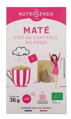 Maté Bio Nutrisensis - 20 sachets