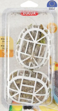 Matériau de nidification pour oiseau coloris marron Zolux Sphères bourre - x 2