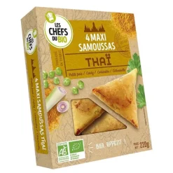 Maxi samoussas thai Les p'tits chefs du bio - 4 x 55 g