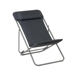 Maxi transat BeComfort coloris gris en titane Lafuma - 62 x 83 x 94 cm