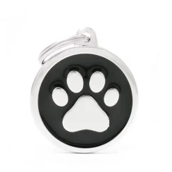 Médaille classic grand cercle patte noire