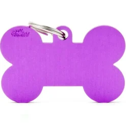 Médaille en aluminium violet MyFamily Basic grand os