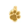 Médaille shine petite patte dorée