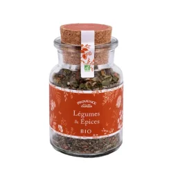 Melange legumes plantes et épices bio en pot Provence d’Antan - 40 g