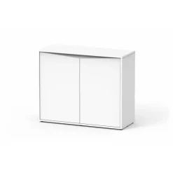 Meuble blanc 2 portes pour aquarium Aquatlantis Splendid - 100 x 40 x 83 cm