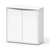 Meuble pour aquarium en bois coloris blanc 2 portes Aquatlantis Prestige 80 - 80 x 35 x 83 cm