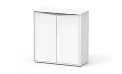 Meuble pour aquarium en bois coloris blanc 2 portes Aquatlantis Prestige 80 - 80 x 35 x 83 cm
