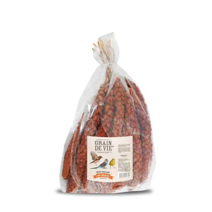 Millet rouge pour oiseaux Grain de Vie - 750 g