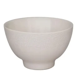 Mini bol Vesuvio coloris blanc en grès - Ø 9,5 cm