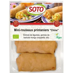 Mini rouleaux printaniers bio Chine Soto - 200 g
