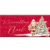 Mini tablette de chocolat au lait  « Merveilleux Noël » Art Grafik