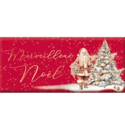 Mini tablette de chocolat au lait  « Merveilleux Noël » Art Grafik