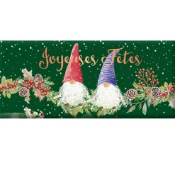 Mini tablette de chocolat au lait  « Joyeuses Fêtes » Art Grafik