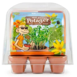 Mini-serre 6 pots enfants