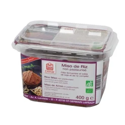 Miso riz non pasteurisé bio en sachet de 400 g
