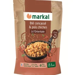 Mix à l’orientale blé concassé et pois chiches bio Markal - 350 g