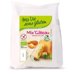 Mix quatre quart sans gluten en sachet de 300 g