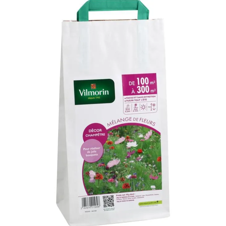 Mélange de fleurs Décor Champêtre 100m2