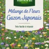 Mélange de fleurs Gazon Japonais Vilmorin - graines à semer pour 4 m² de surface