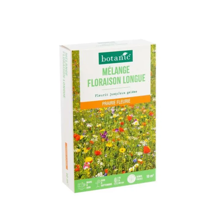 Mélange de graines à floraison longue botanic® - graines à semer (10 m²)