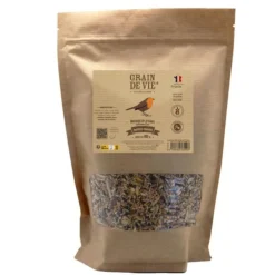 Mélange de graines premium spécial rouge-gorge Grain de Vie - 800 g
