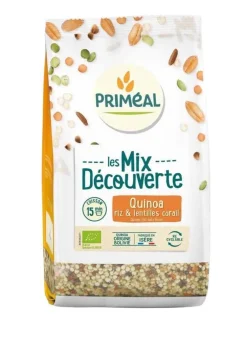 Mélange gourmand quinoa, riz, lentilles corail bio Primeal - 400 g