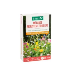 Mélange mellifère arbuste et rosiers botanic® - graines à semer (10 m²)
