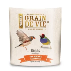 Mélange pour oiseaux exotiques Grain de Vie - 850 g