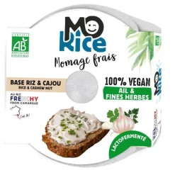 Momage frais ail et fines herbes vegan bio Morice – 125 g