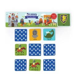 Mon memory des chevaliers multicolore Editions Cartes d’Art - 24.5 cm