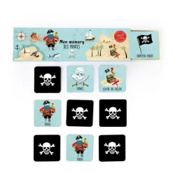 Mon mémory Pirates Editions Cartes d’Art - 32 pièces