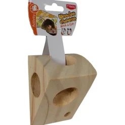 Morceau de fromage en bois pour rongeurs