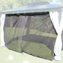 Moustiquaires universelles coloris gris Couleur du monde - 3 x 4 m