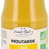 Moutarde forte au citron bio en pot de 200 g