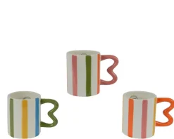 Mug avec rayures multicolores Dolomite - 12,5 x 5,8 x H 9,8 cm