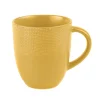 Mug coloris jaune en grès Vésuvio - 30 cl