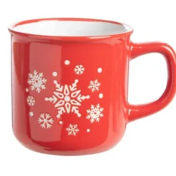 Mug décor étoile en grès Kaemingk - 9,40 x 7,5 x 8 cm