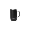 Mug isotherme en inox recyclé coloris noir Qwetch Matt - 470 ml