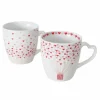 Mug jumbo en porcelaine multicolore Sherine - Ø 10 x H 10,5 cm