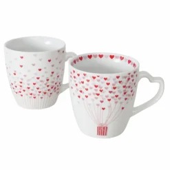 Mug jumbo en porcelaine multicolore Sherine - Ø 10 x H 10,5 cm