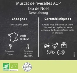 Muscat de Rivesaltes bio - 75 cl