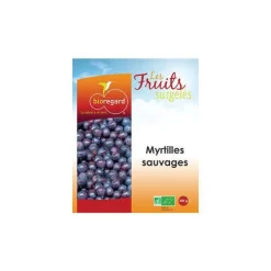 Myrtilles sauvages surgelées biologiques Bioreg en sachet - 300 g