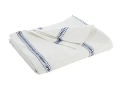 Nappe décorative lignes coloris multicolore en coton - 150 x 250 cm