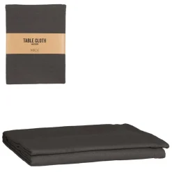 Nappe en coton gris foncé Villia - 250 x 140 cm