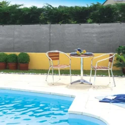 Natte brise vue Totaltex coloris gris 500 x 150 cm