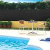 Natte brise vue Totaltex noir en polyéthylène 10 m x 100 cm