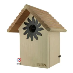 Nichoir la couveuse pour mésanges charbonnières en bois 20 x 22 x 28cm